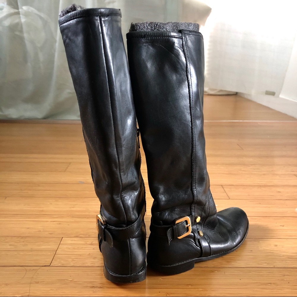 REAL ITALIAN Leather Tall knee high Boots